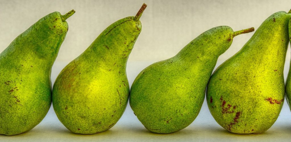 pears, fruit, ripe